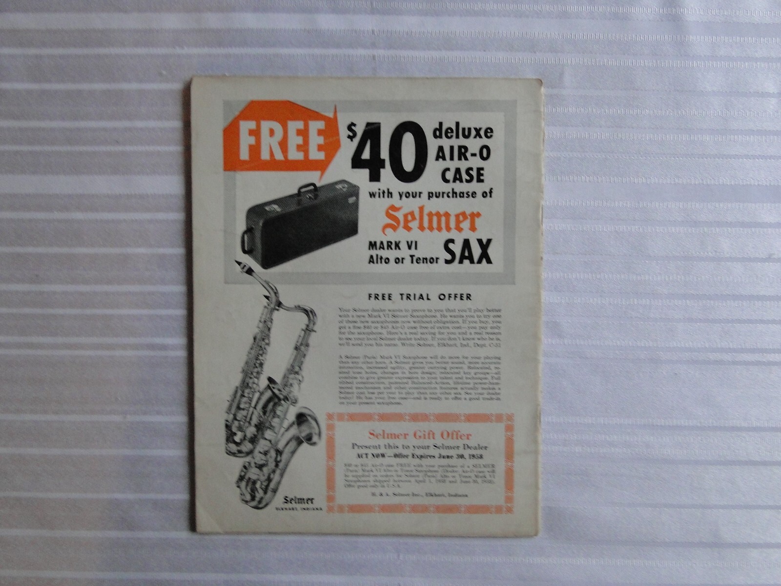 Vintage Magazine Down Beat May 1958 Pee Wee Russell Lee Konitz Bill Perkins 101