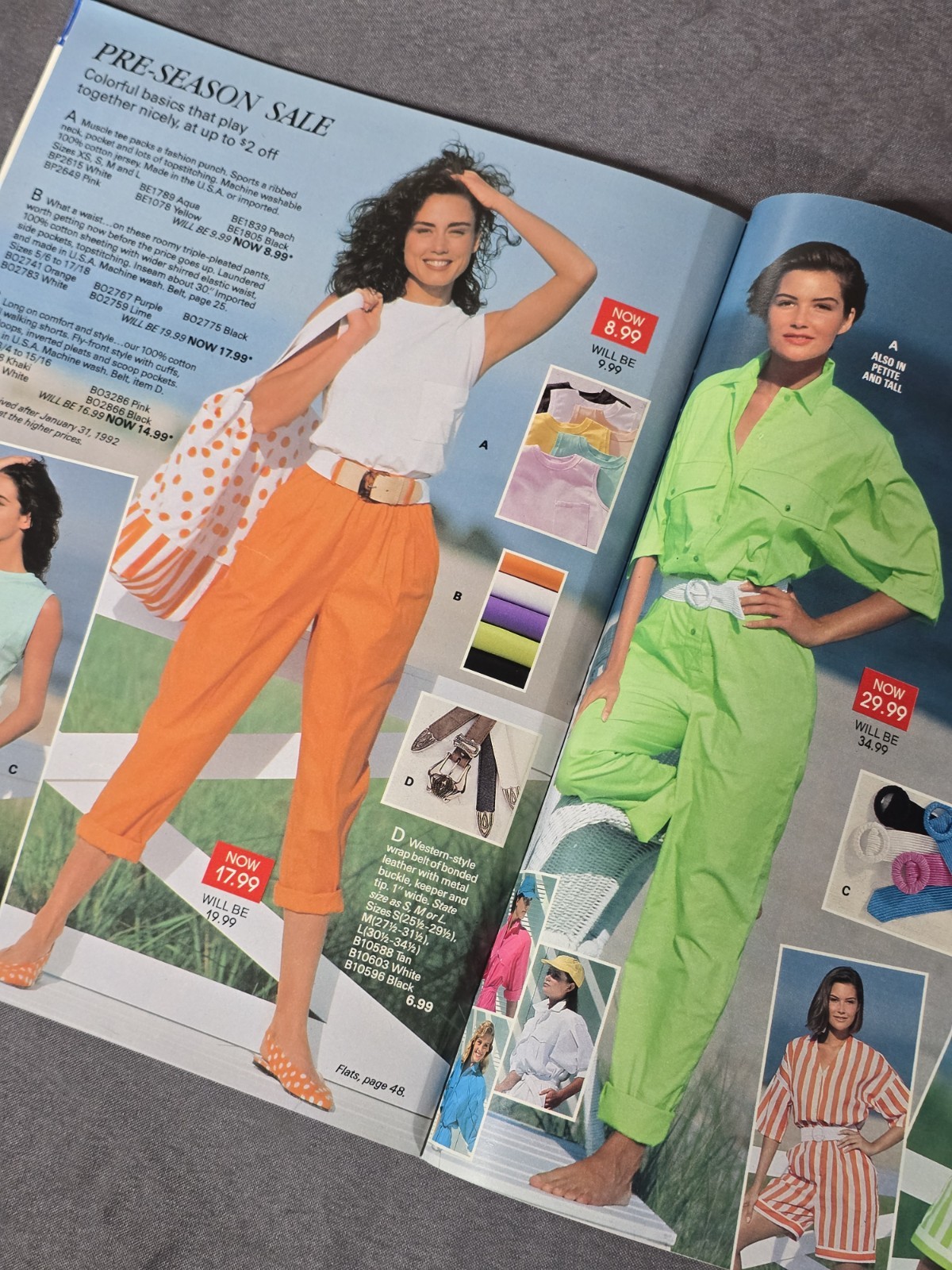 Vintage Avon Fashions Catalog Magazine Spring 1992 Lingerie Bikinis Clothing