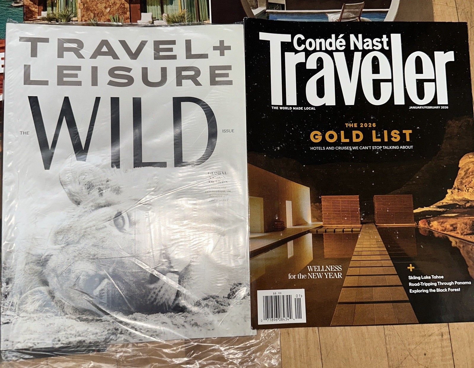 6 Lot Conde Nast Traveler Travel + Leisure Magazine Issue March April May 2026