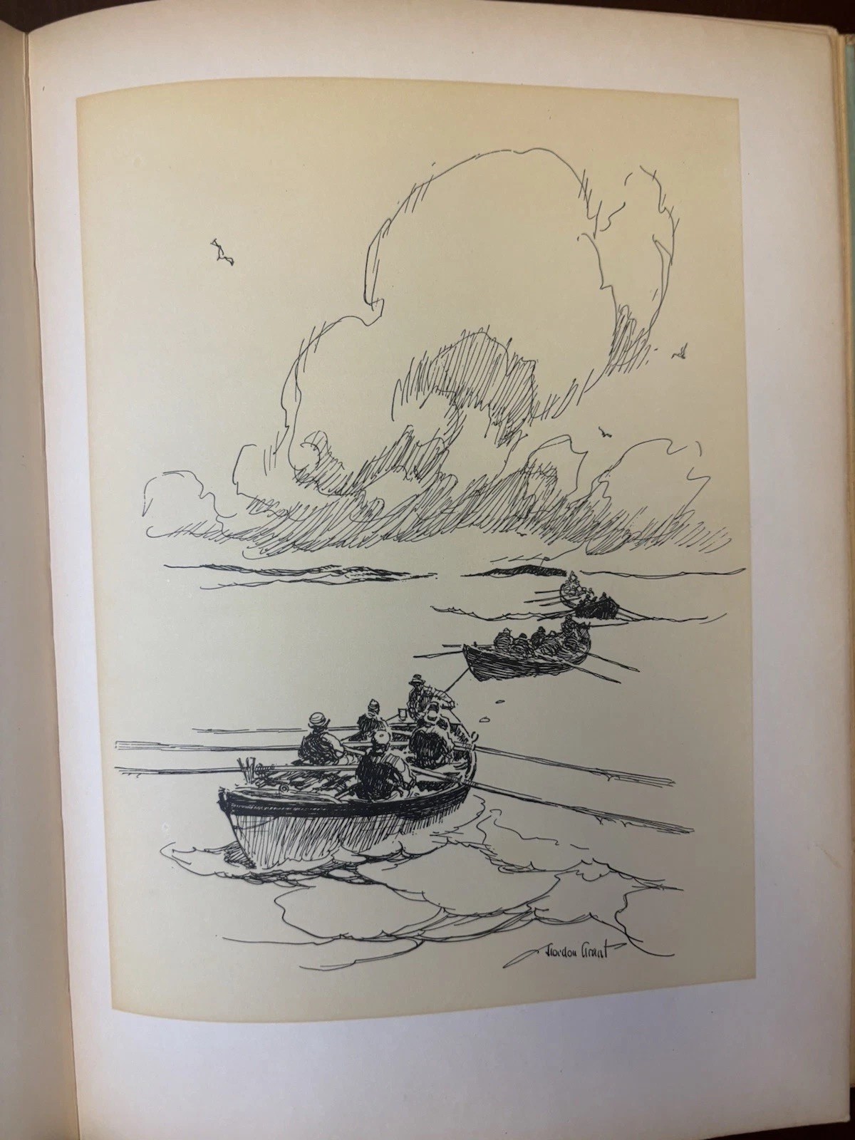 “Sail Ho!” & “Greasy Luck” Two Sailing/Whaling Books by Gordon Grant, Signed