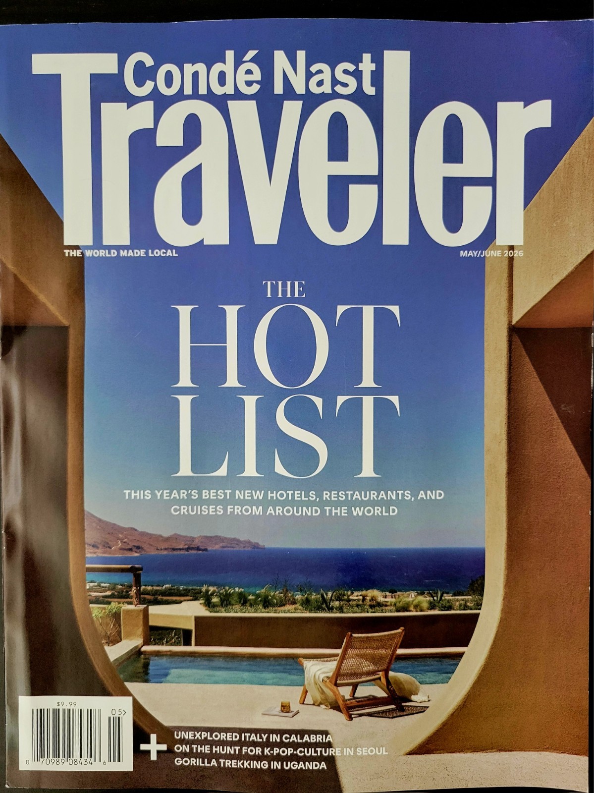 Conde Nast Traveler May 2026 The Hot List Best New Restaurants Hotels & Cruises