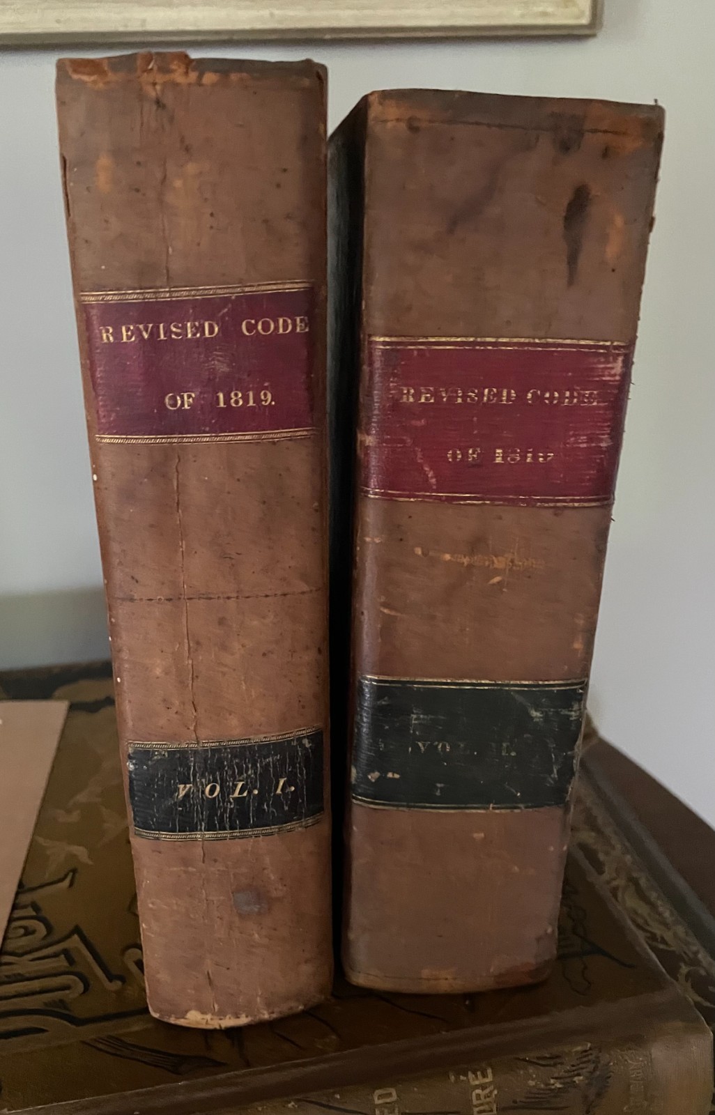 REVISED CODE OF THE LAWS OF VIRGINIA BEING COLLECTION OF ALL SUCH ACTS 1819