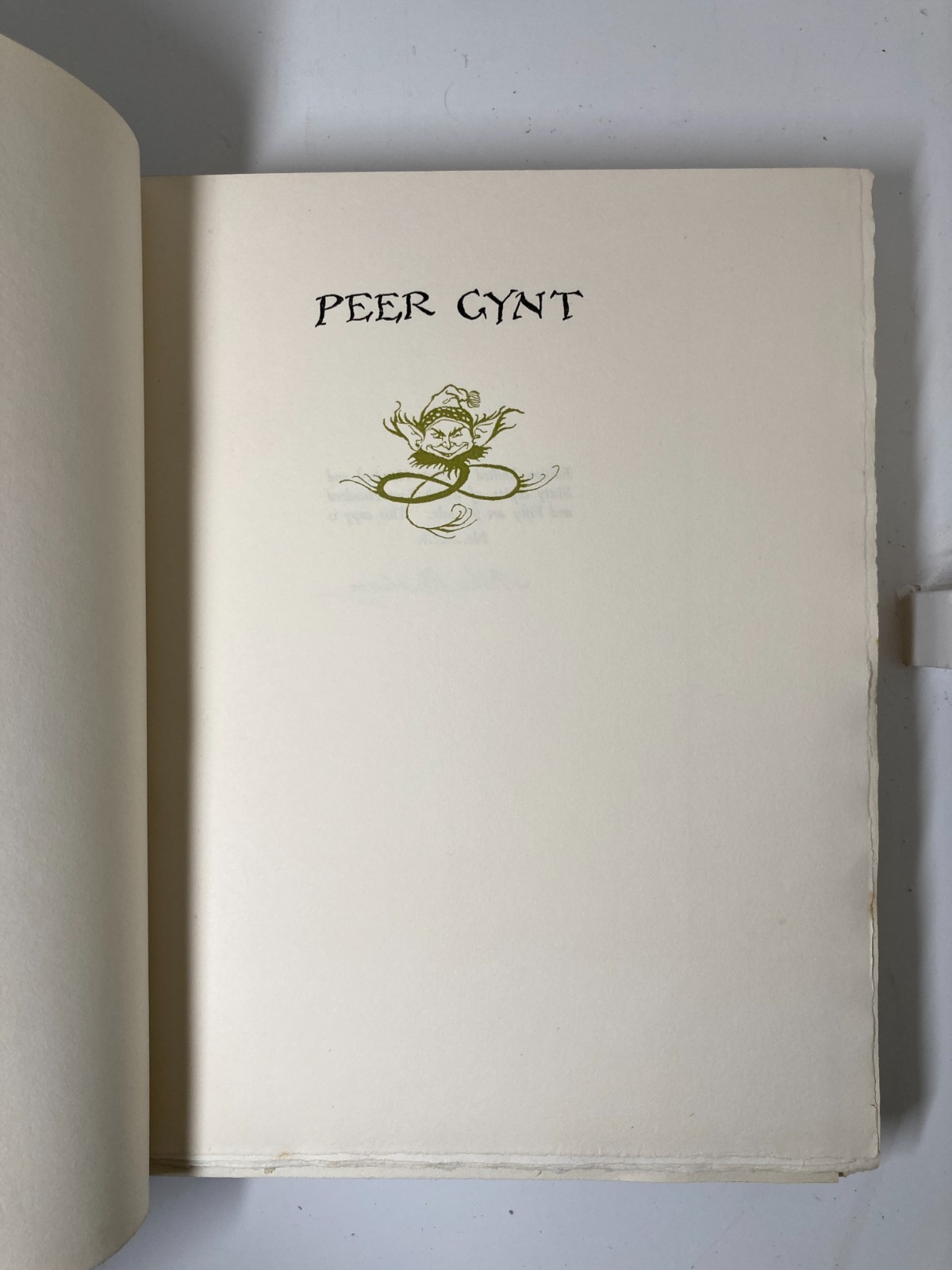 Rackham SIGNED Peer Gynt 1936 Vellum Ltd #232/460 Harrap Fine Binding GORGEOUS