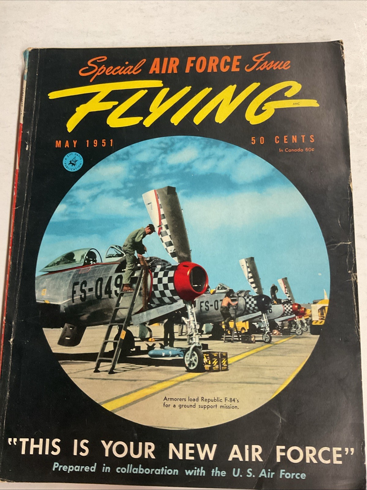 Vintage Flying Magazine Special Air Force Issue May 1951 V 48 No 5
