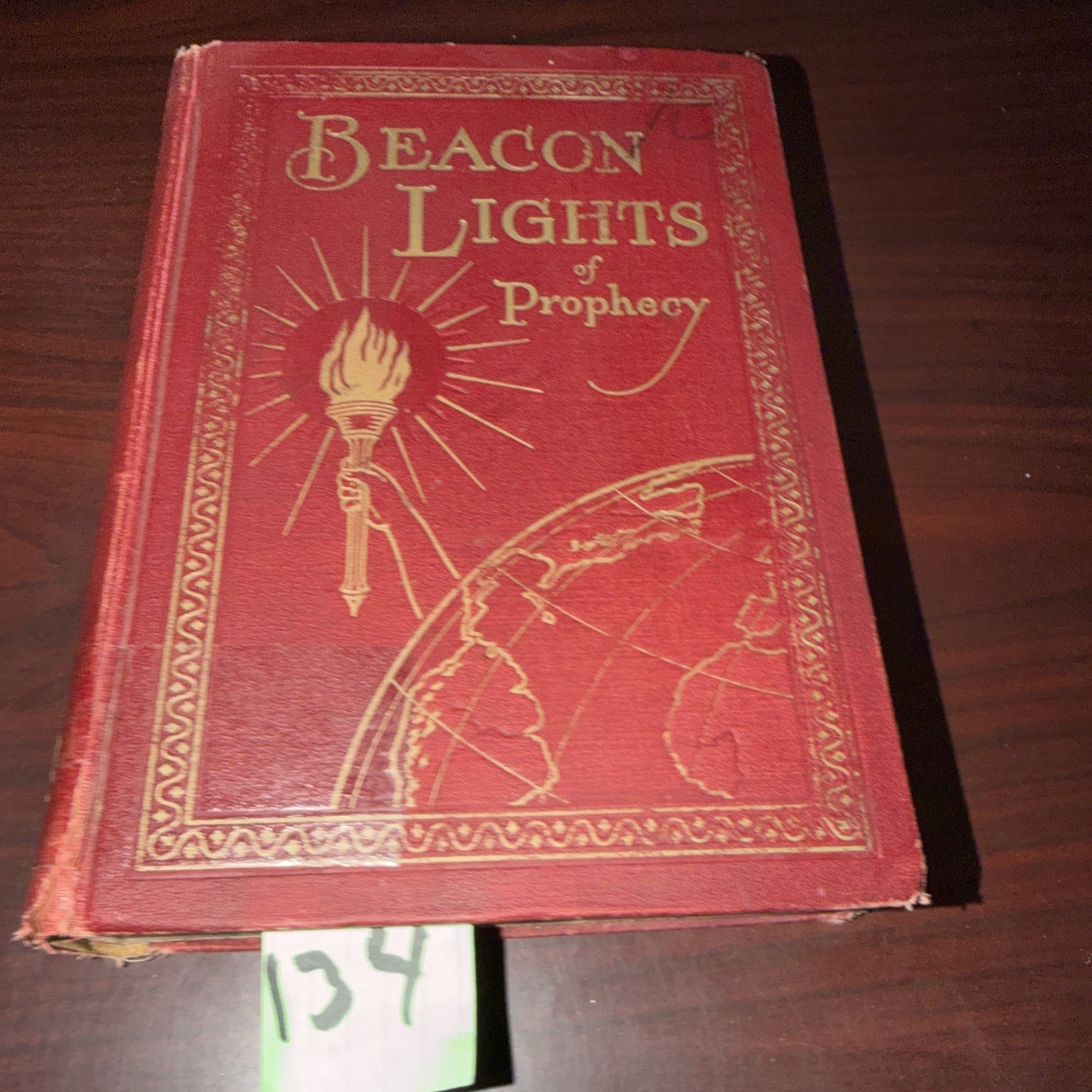 Beacon Lights of Prophecy~W.A.Spicer 1935~1st Edition Illustrated Hardcover