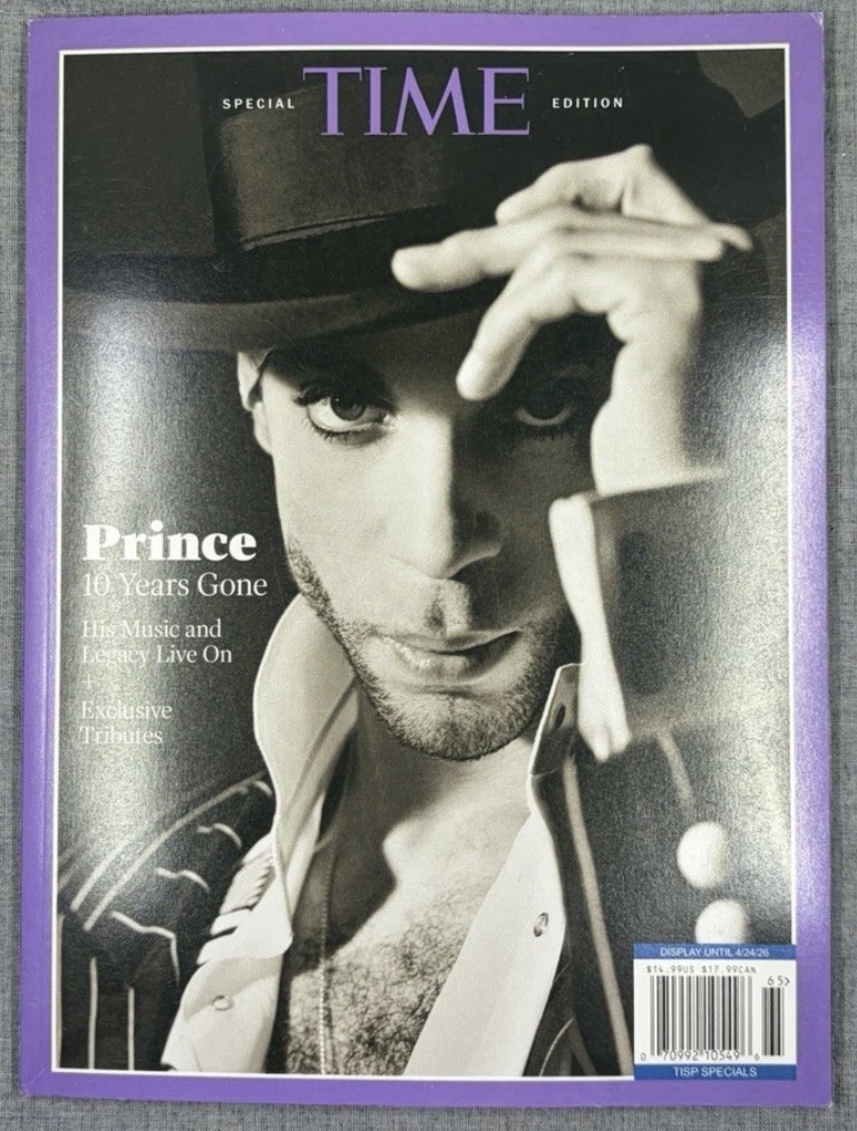 Prince; 10 Years Gone ~ His Music & Legacy Live On ~ Time Mag. Special Edition