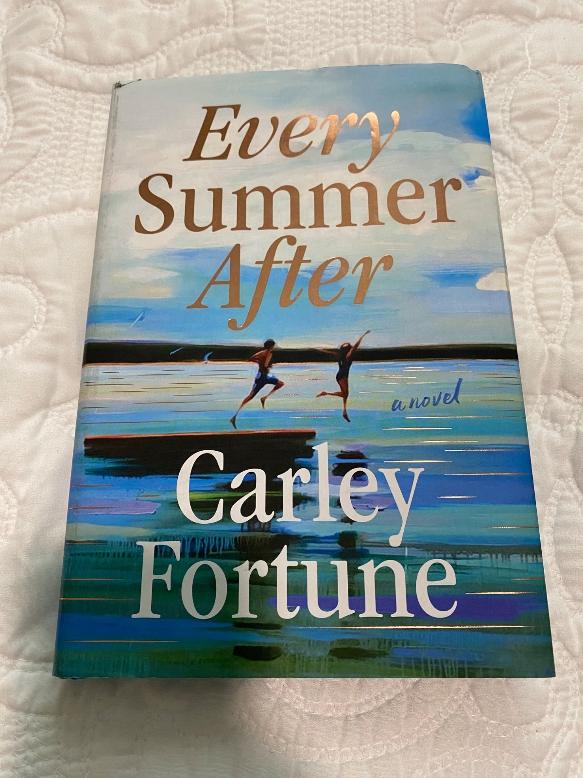 SPRAYED EDGE book – “Every Summer After” by Carley Fortune
