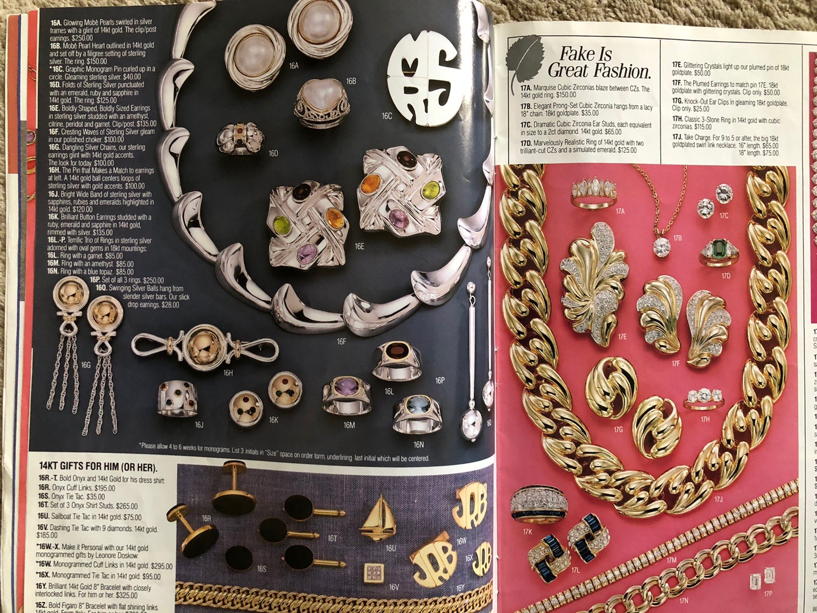 Ross-Simons Vintage Fall 1990 catalog 40 illustrated pages