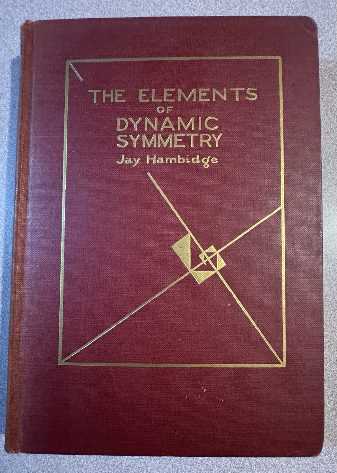 1926 The Elements of Dynamic Symmetry by Jay Hambidge-Art, Design, Mathematics