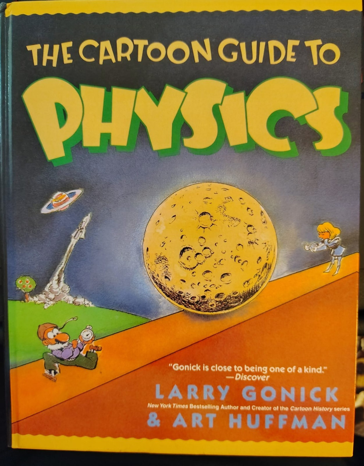 Cartoon Guide to Physics by Larry Gonick (1991, Hardcover)