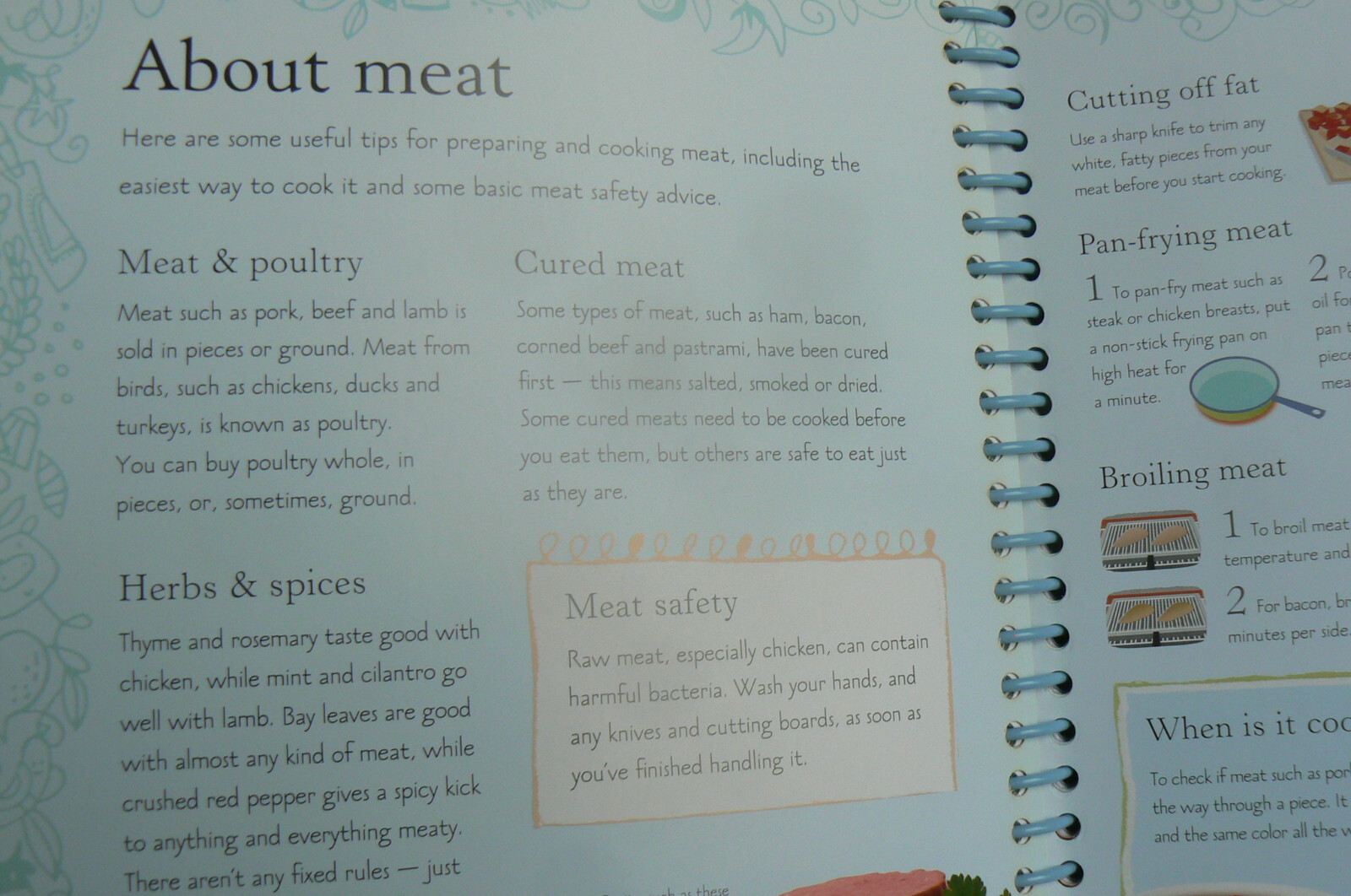 Usborne START TO COOK, spiral-hardcover, NEW Abigail Wheatley 190-pages EDC