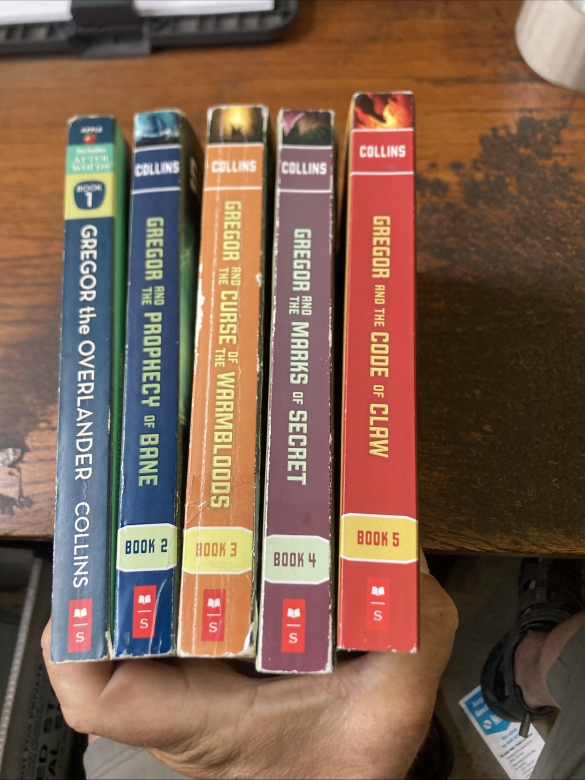 The Underland Chronicles Complete Series 1-5 PB Lot Set Suzanne Collins Gregor