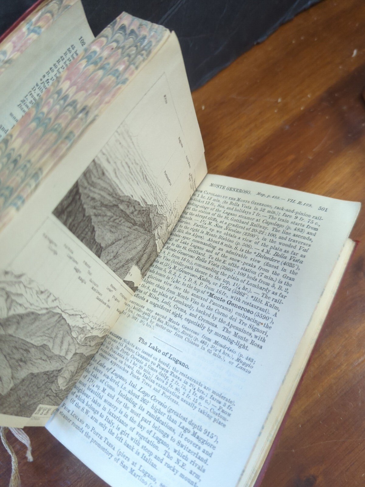 BAEDEKER’S Switzerland 1922 MAPS Handbook For Travelers Book