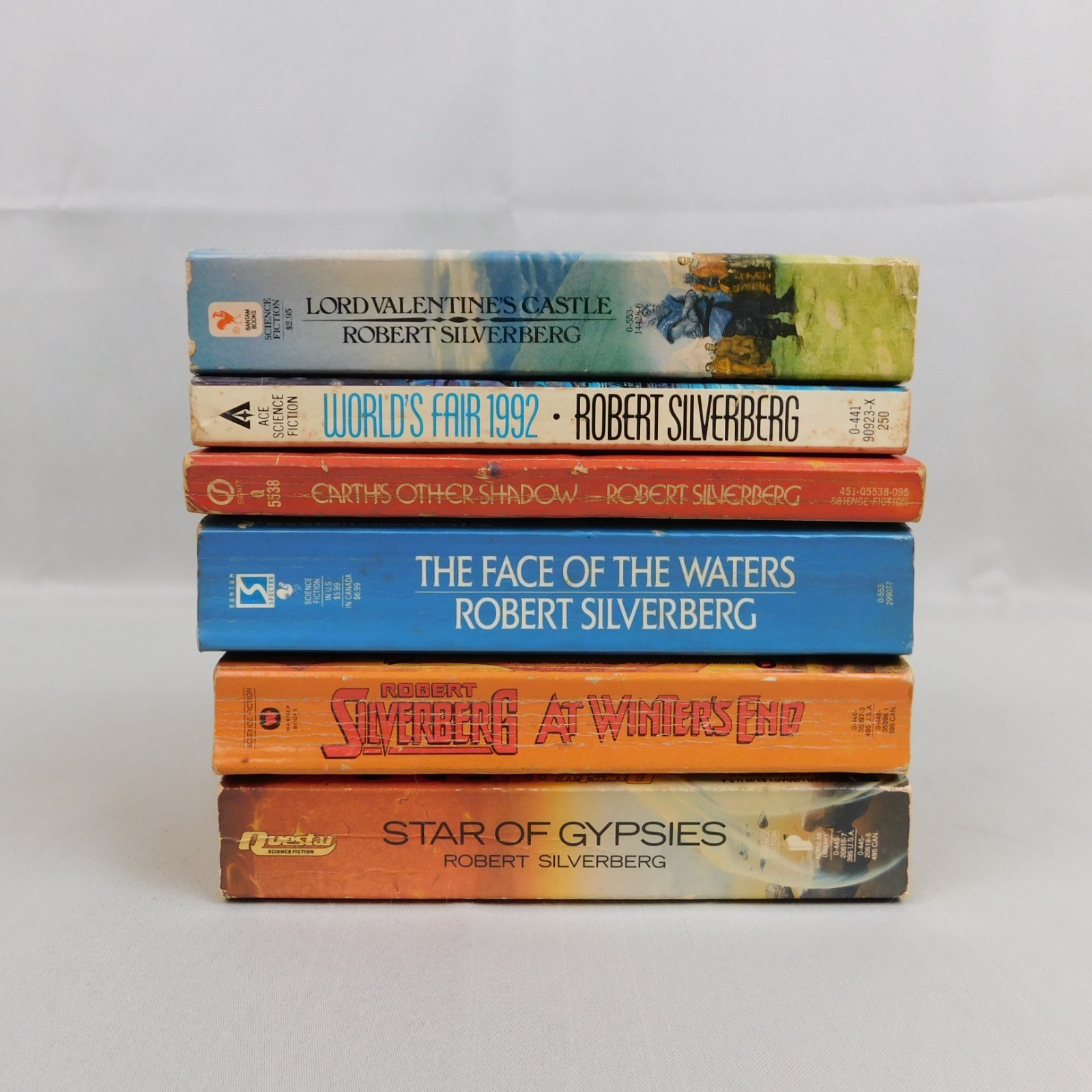 6pc Book Lot Robert Silverberg Sci-Fi Fantasy Paperbacks