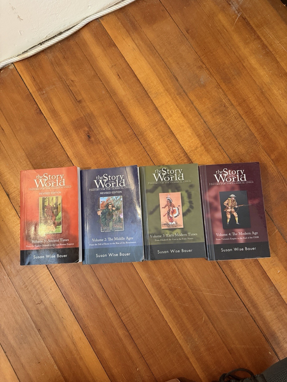 The Story of the World Vol 1-4 Complete Set Susan Wise Bauer Revised Edition
