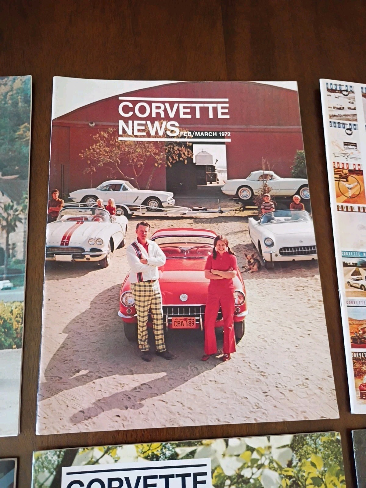 Vintage Corvette News Magazines 1972 Complete Year – 6 issues Set (Bimonthly)