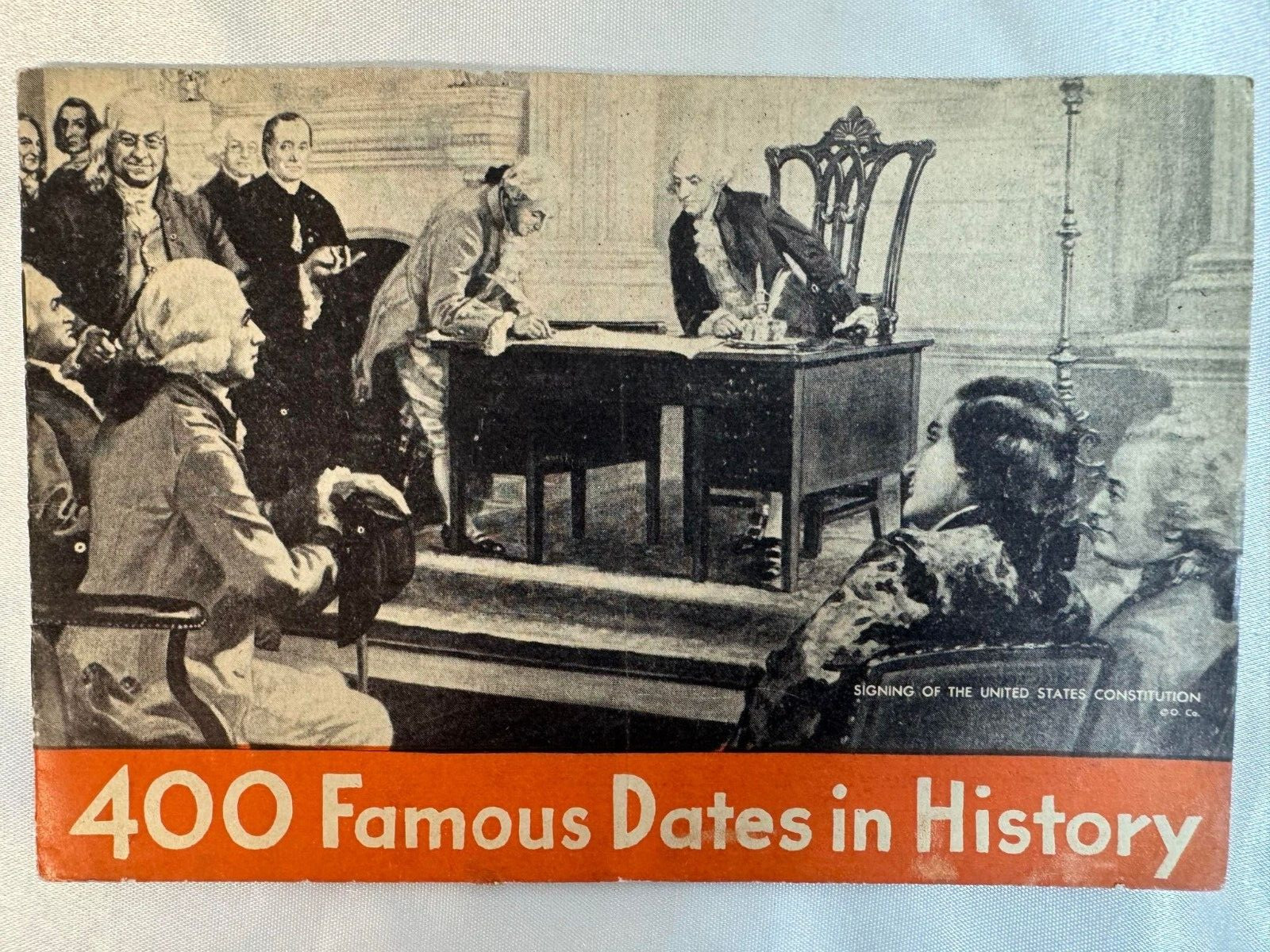 400 Famous Dates in History Paper Booklet 17 Pages