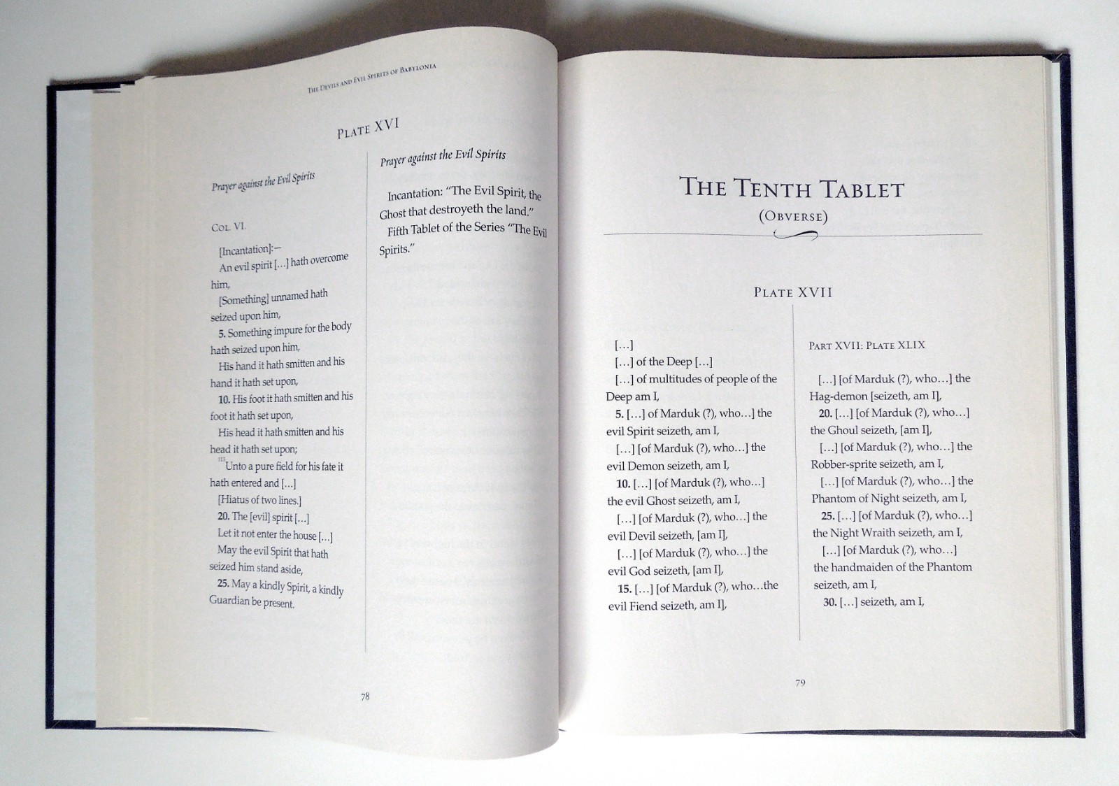 The Devils and Evil Spirits of Babylonia – R. Campbell Thompson, hc, Defender