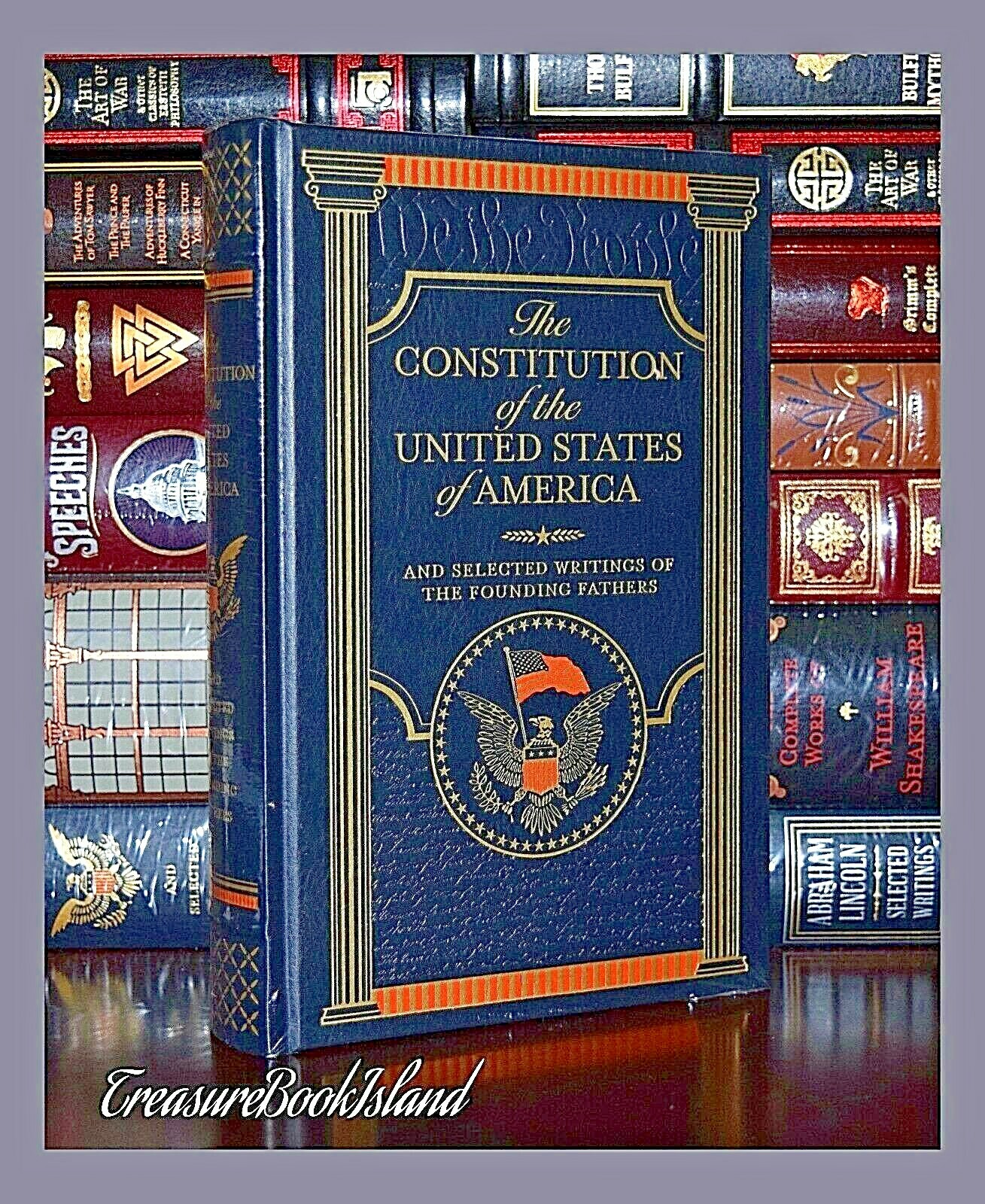 New Constitution of United States America Leather Sealed Collectible Hardcover