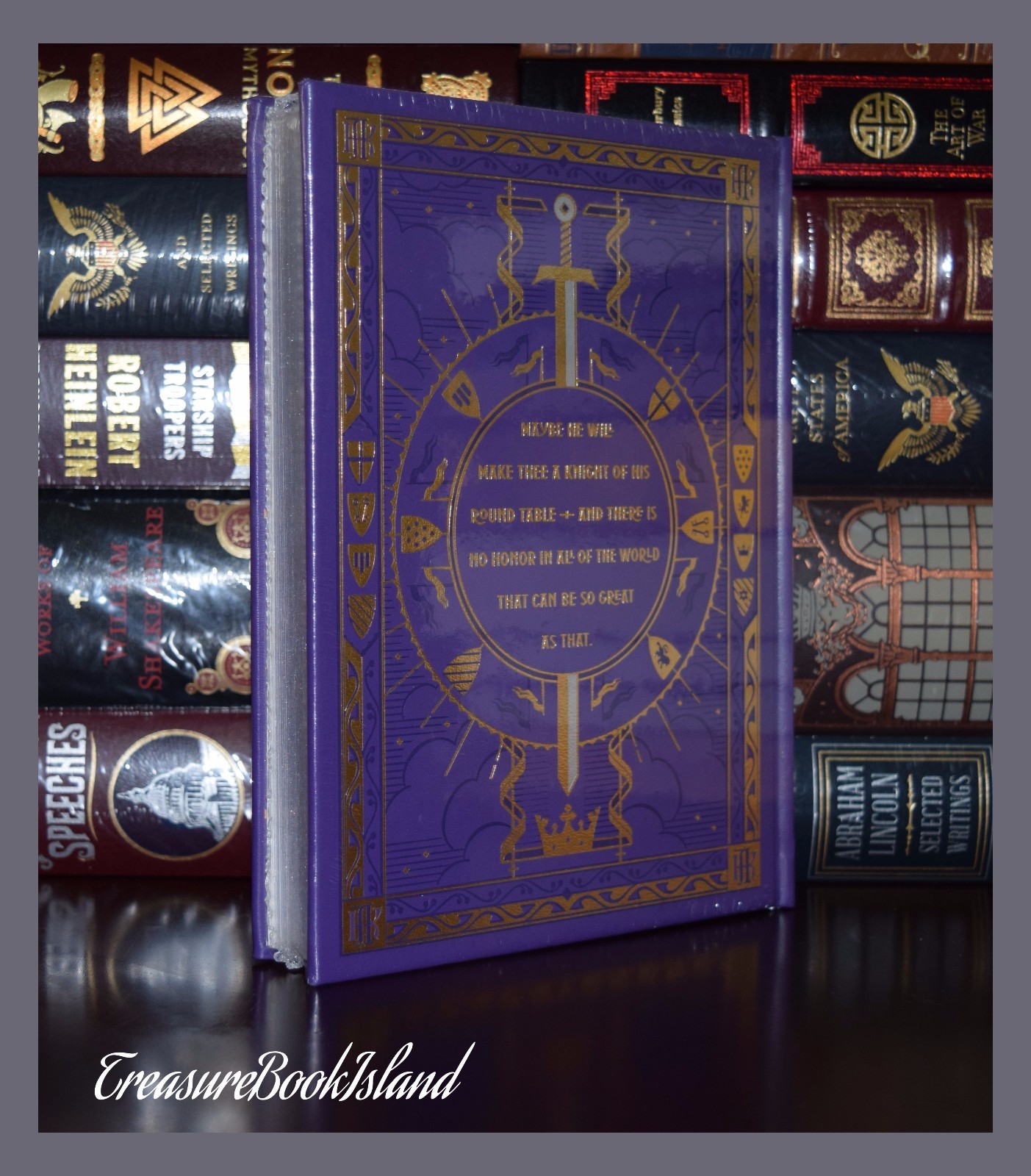 NEW Story of King Arthur & His Knights by Pyle Sealed Leather Bound Collectible