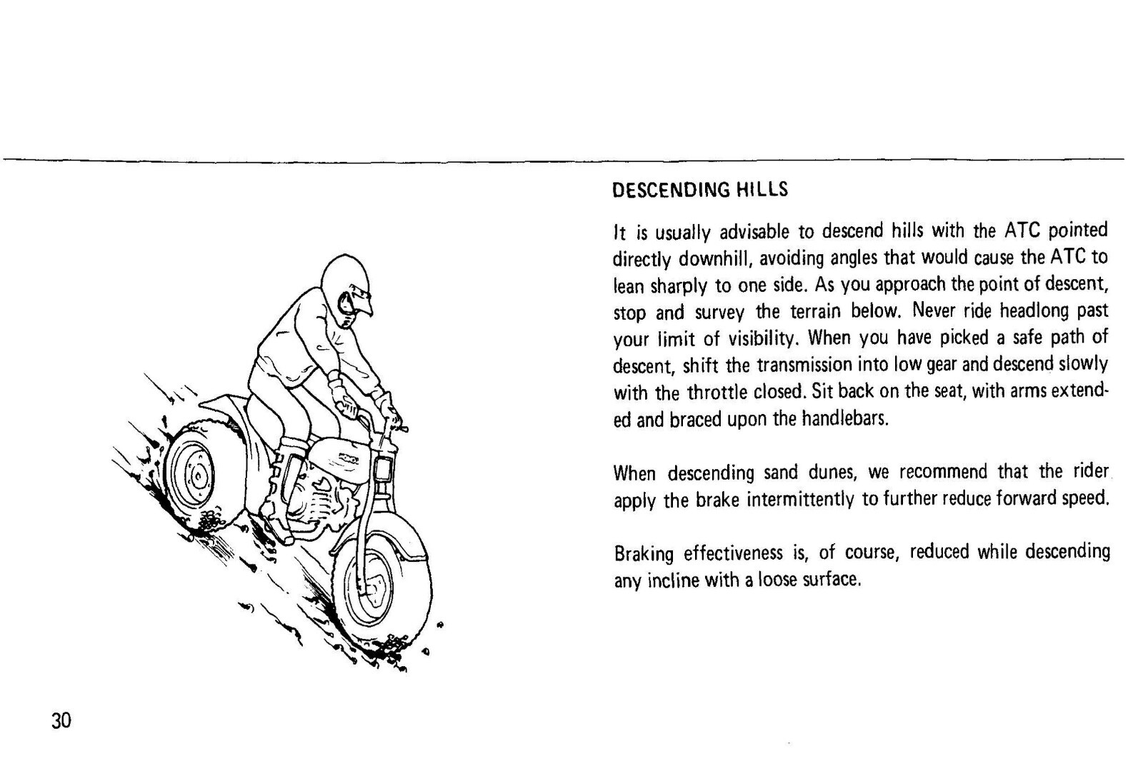 1984 Honda ATC70 Owner’s Manual 66 Pages