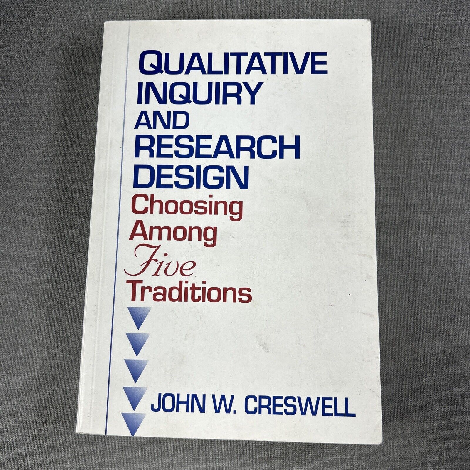 QUALITATIVE INQUIRY AND RESEARCH DESIGN By John W Creswell 1998 Book