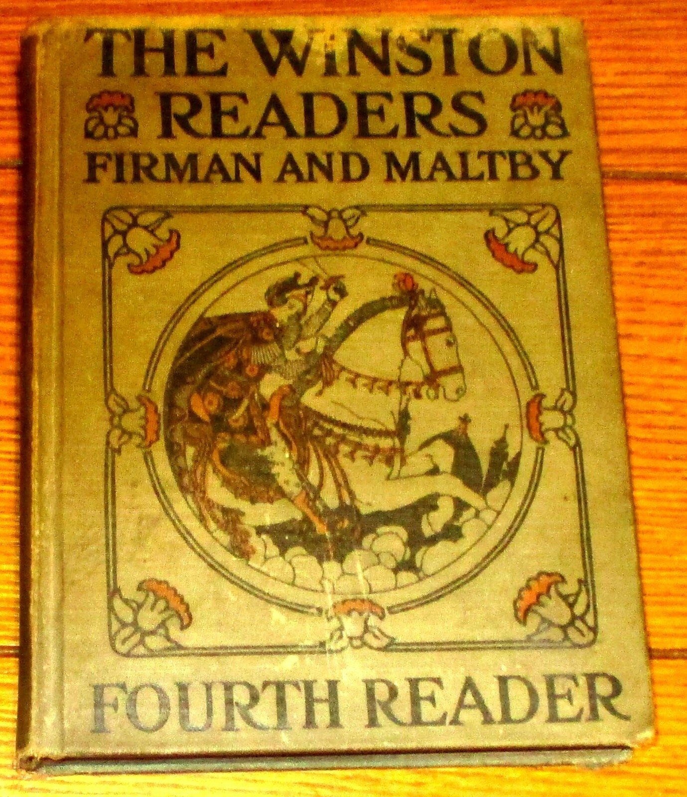 1918 The Winston Readers Fourth Reader Firman and Maltby H/C 306 Pages