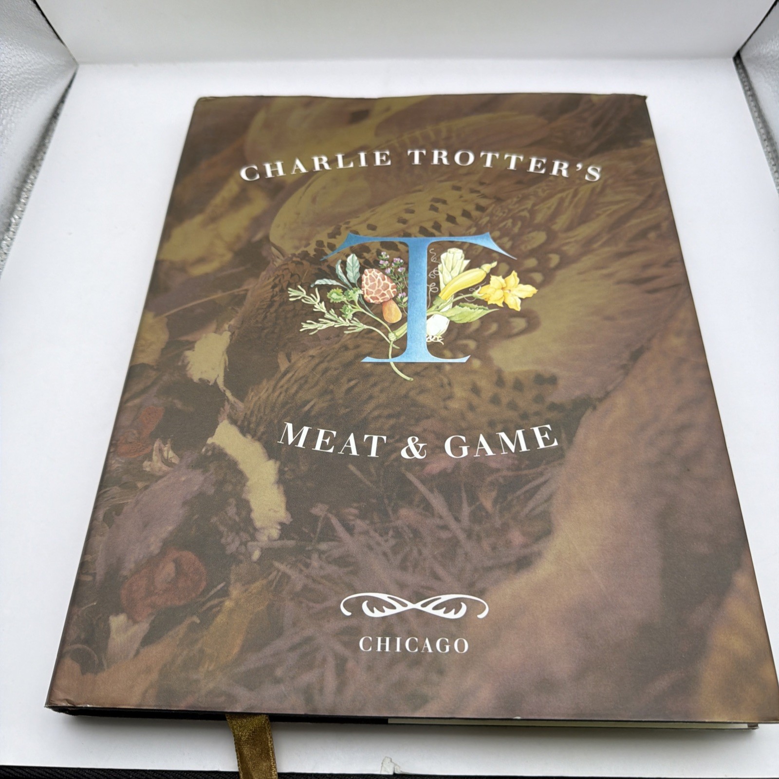 Charlie Trotter’s Meat and Game Cookbook Hardcover Chicago Over 80+ Recipes!