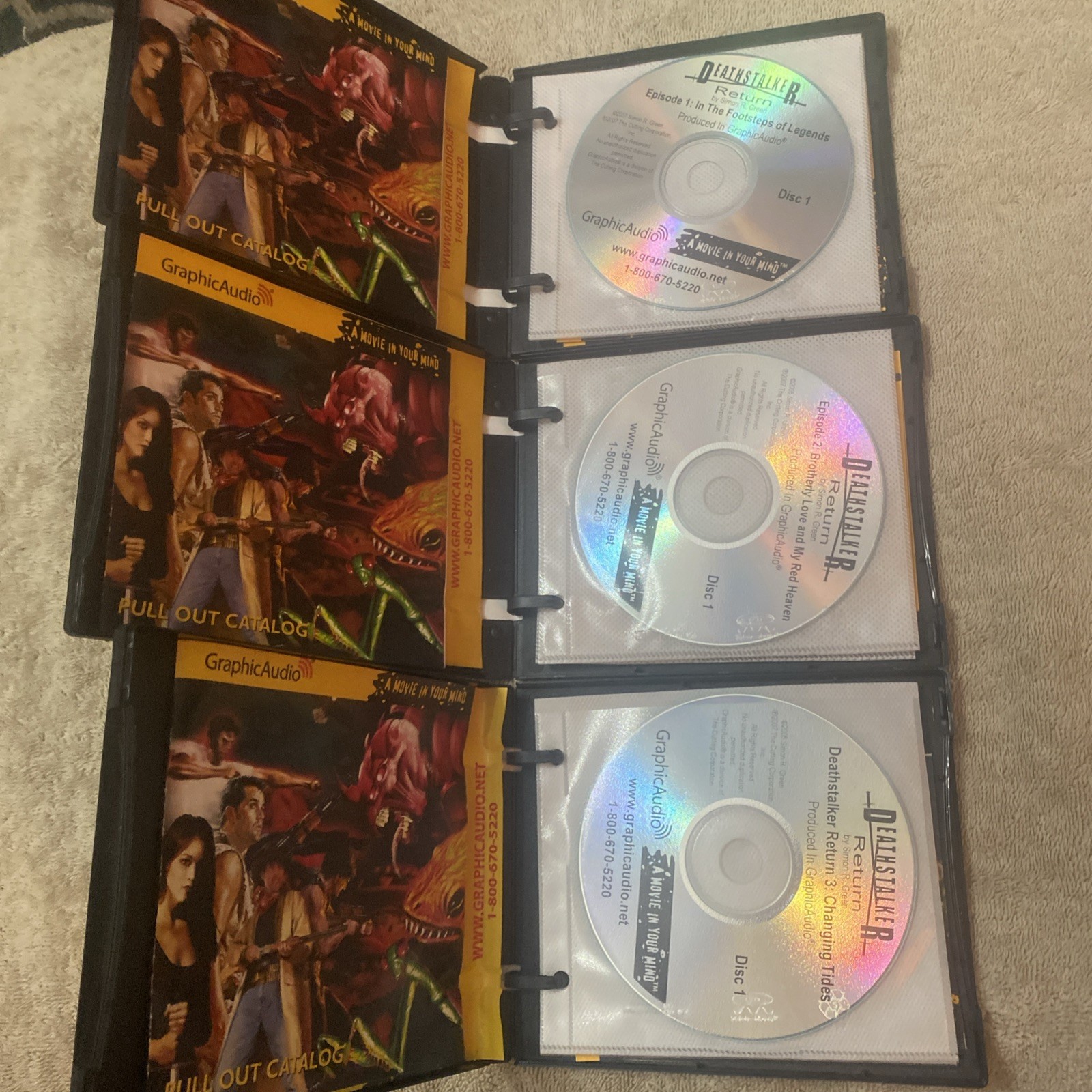 Deathstalker: Return by Simon R. Green – Vol. 1-3 Audio Books Graphic Audio CD