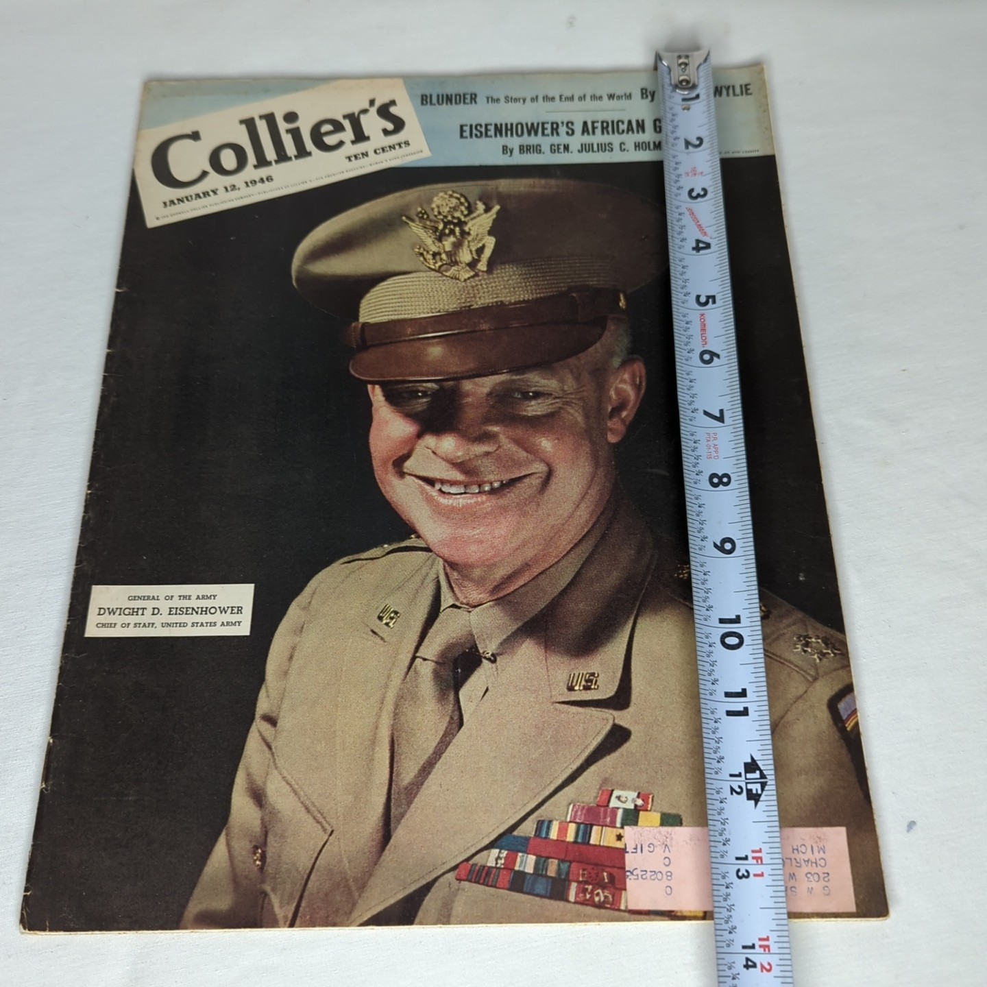 Colliers January 12, 1946 Post WW2 Coverage Eisenhower’s African Gamble