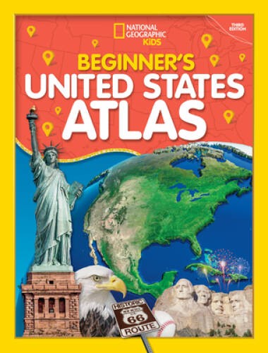 Beginner’s U.S. Atlas 2020, 3rd Edition – Hardcover – VERY GOOD