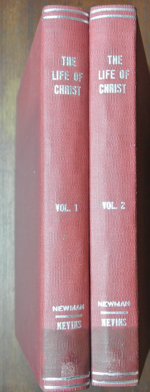 The Life of Christ Meditatively by Cardinal Newman 1949 2 volumes St. Mary’s