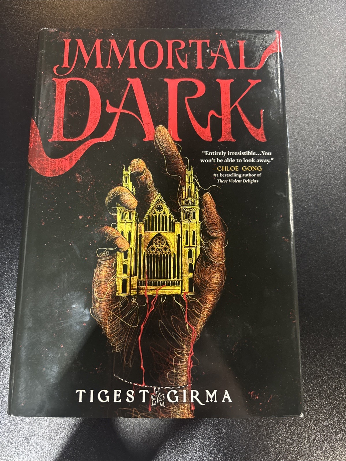 Immortal Dark by Tigest Girma (Deluxe Limited 1st Edition, Sprayed Edges, 2024)