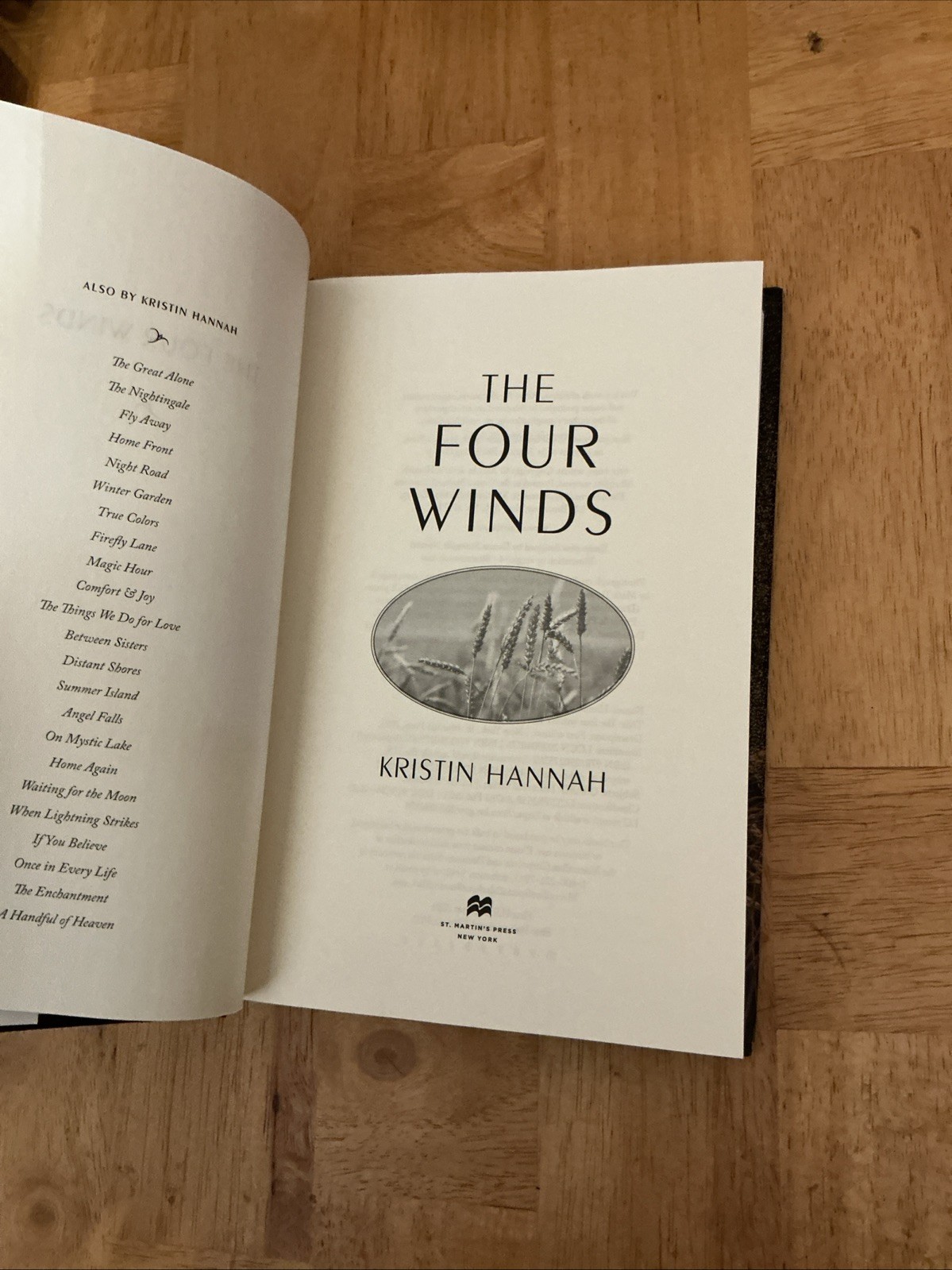Four Winds : A Novel by Kristin Hannah (2021, Hardcover) 1st Ed/1st Print