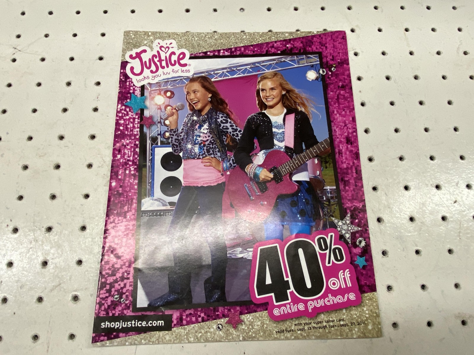 Justice 2011 Fall Clothing Catalog 40% Off Entire Purchase Girls Fashion Ads USA
