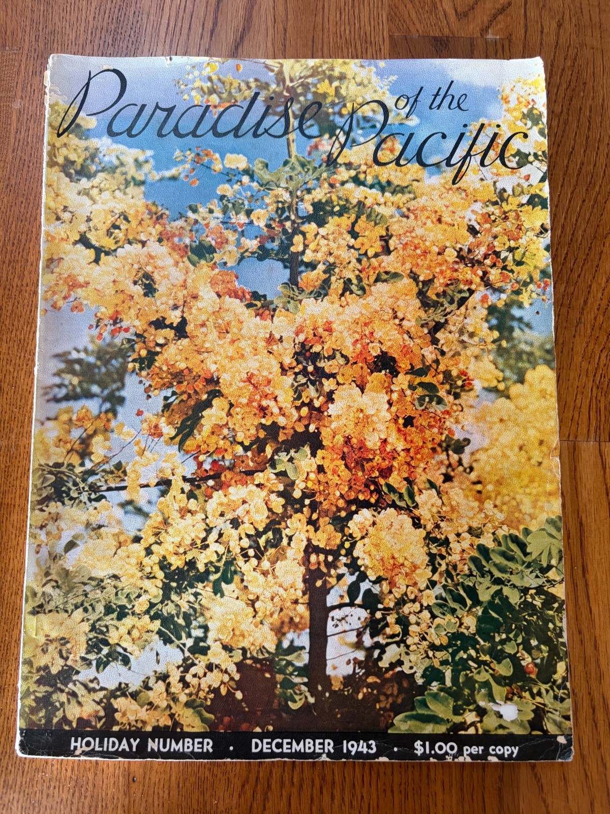Paradise of the Pacific Holiday Issue December 1943 Hawaii Hawaiian 102 pages