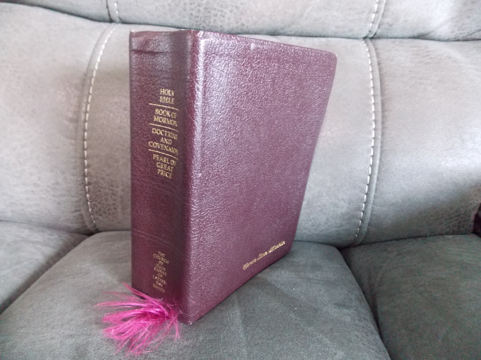 LDS QUAD Book Mormon D&C Old New Testaments Bible Pearl Great Price scriptures