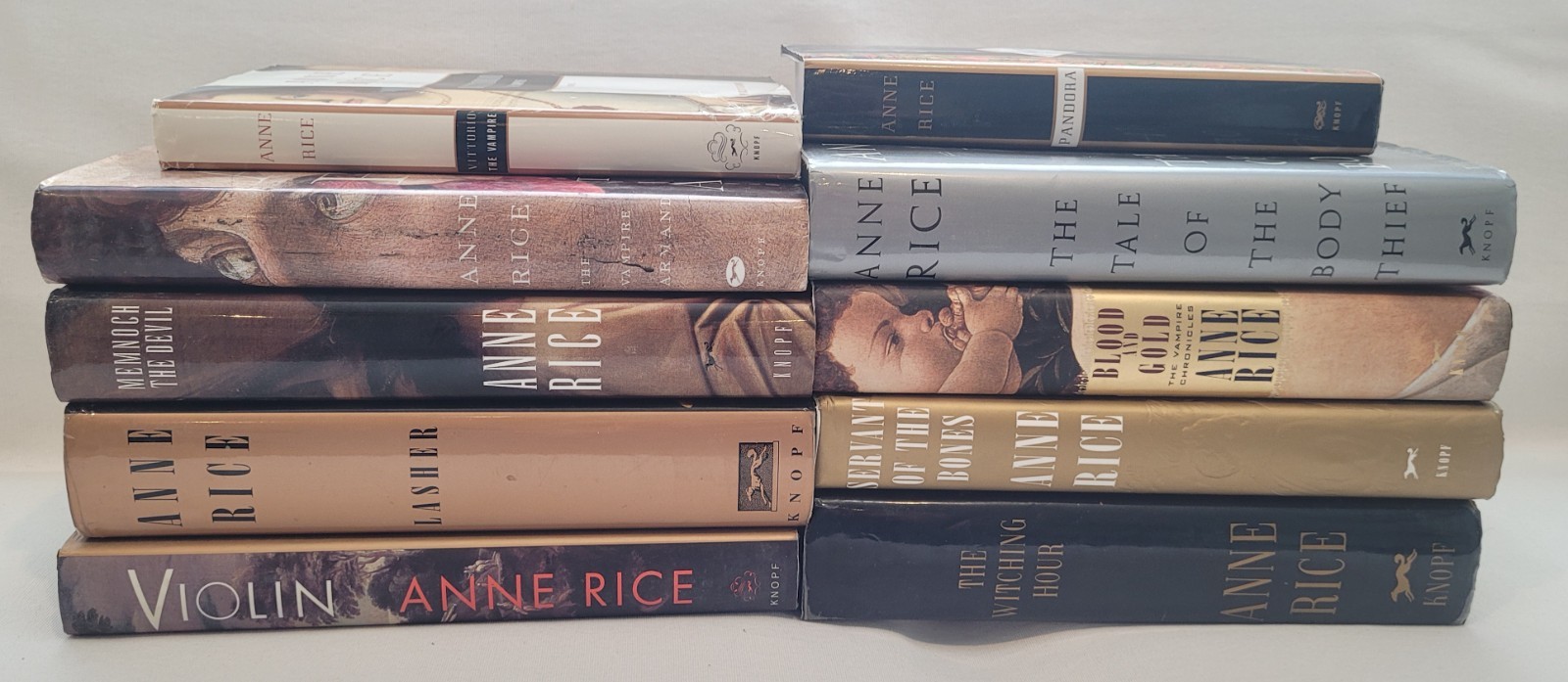 Lot of Horror Books by Author Anne Rice – U PICK 1 or more, many 1st’s, HBs