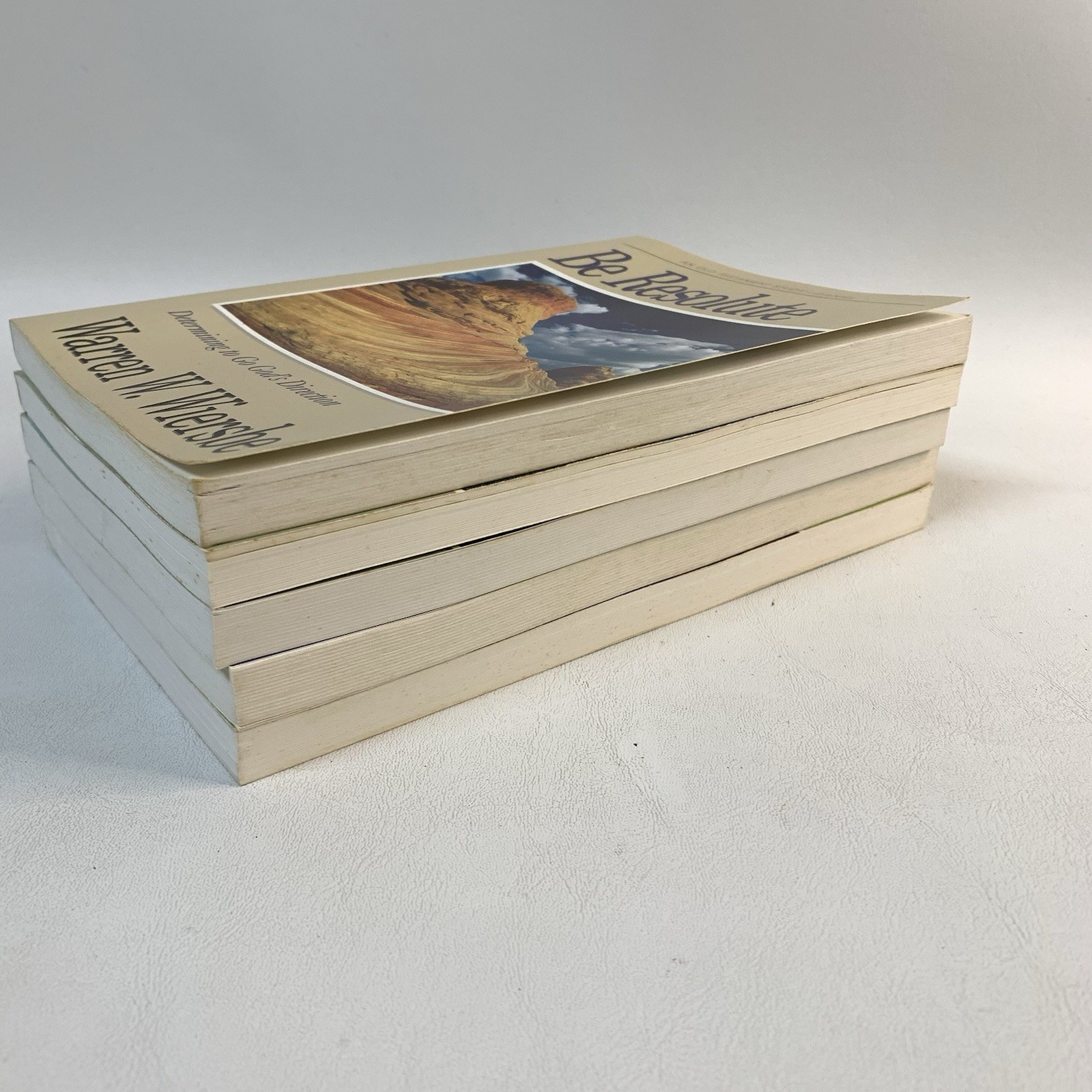 Lot of 5 Warren W. Wiersbe BE Series Old and New Testament Study Paperbacks