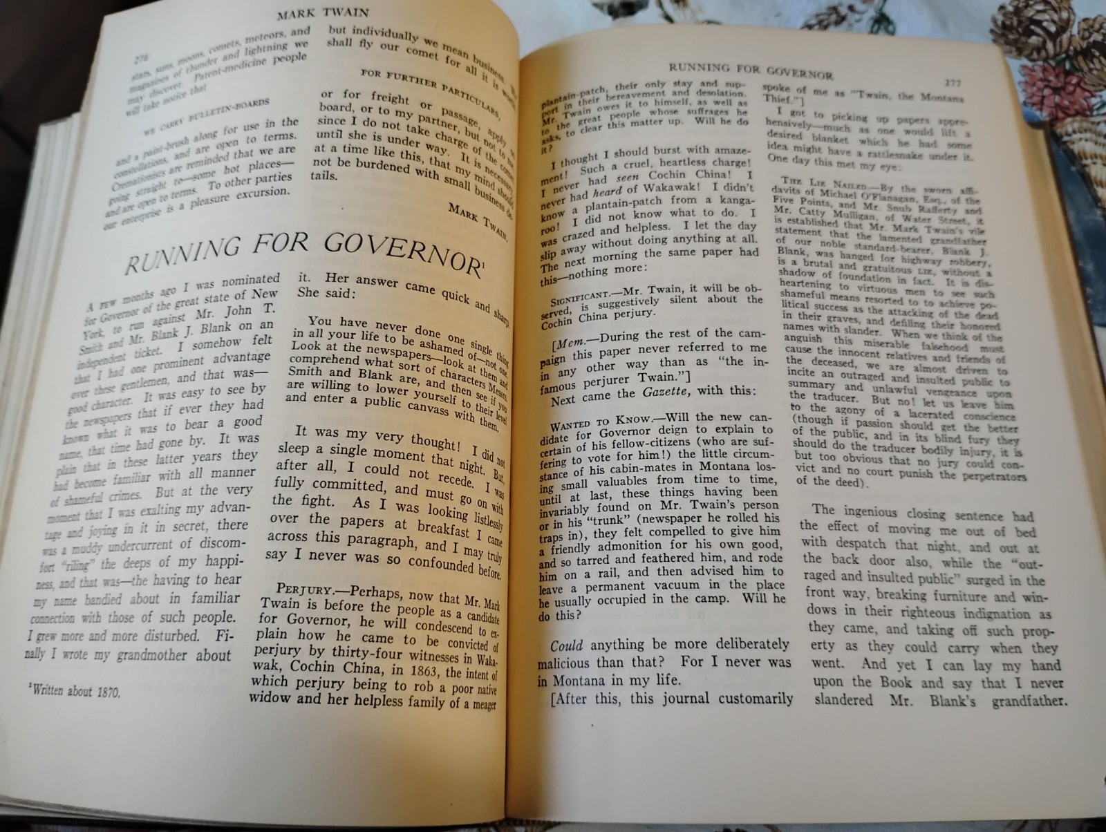 1935 Mark Twain Centennial Edition, Complete Short Stories & Sketches