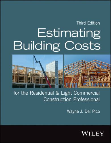 Estimating Building Costs for the – Paperback, by Del Pico Wayne – Very Good