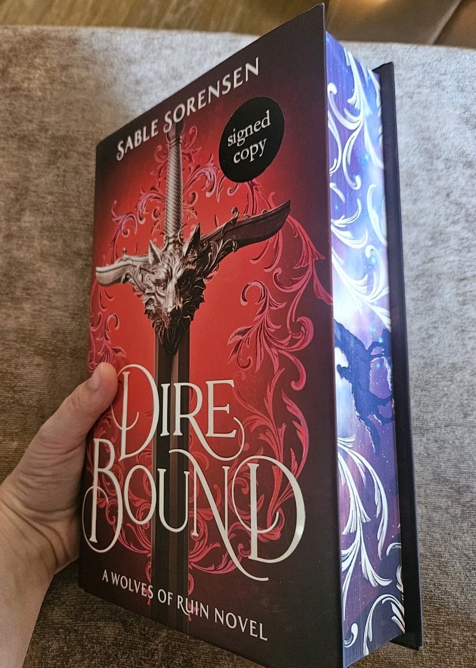 Direbound Waterstones Signed Uk Exclusive – Sable Sorensen Sprayed Edges