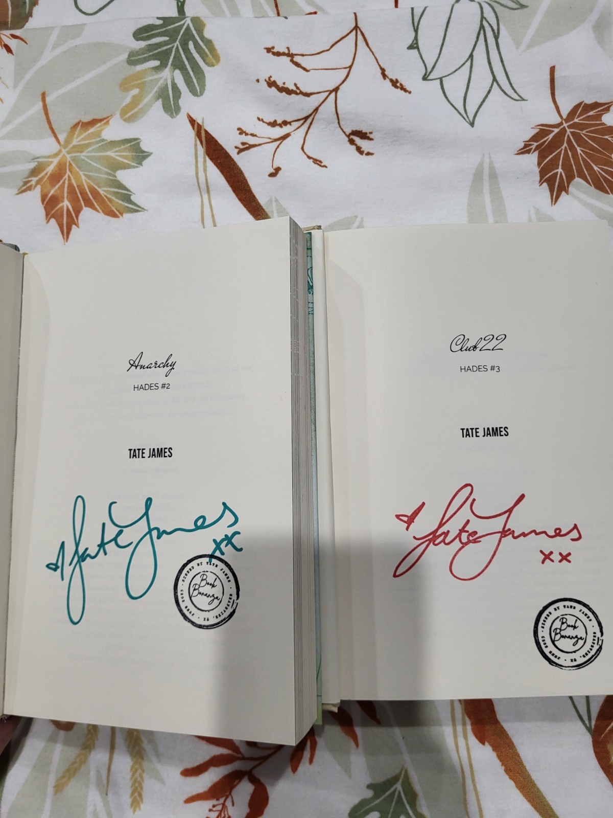Hades – Hard Cover, Signed, *out of print * by Tate James