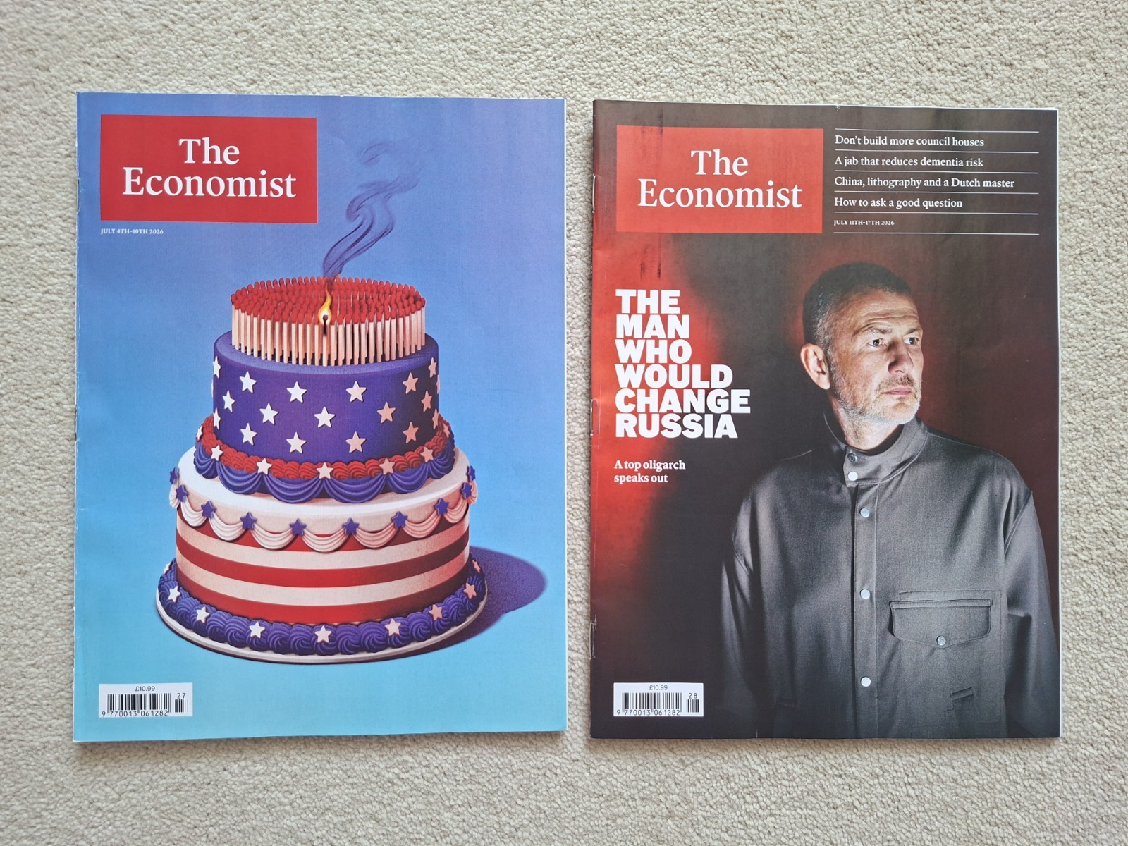 The Economist Magazine July 2026 | 2 Issues | 4-10 July 11-17 July 2026