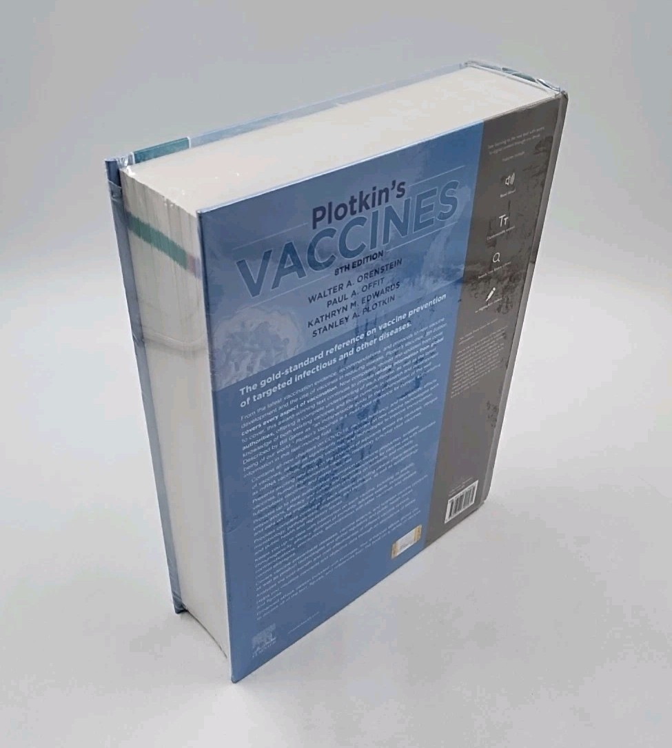 Plotkin’s Vaccines 8th Edition – 9780323790581 – New Sealed – (H4-C2)