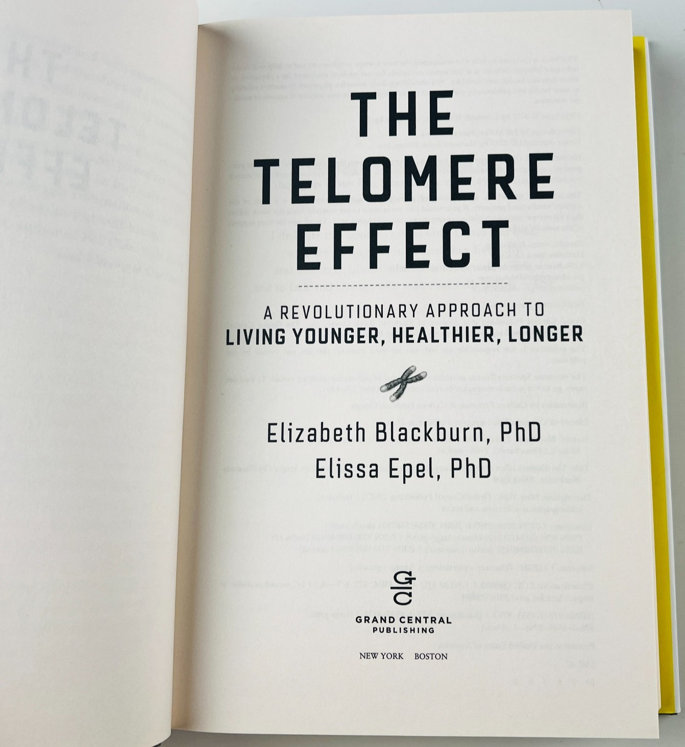 The Telomere Effect Elizabeth Blackburn Nobel Prize Aging Genetics 1st Ed HC