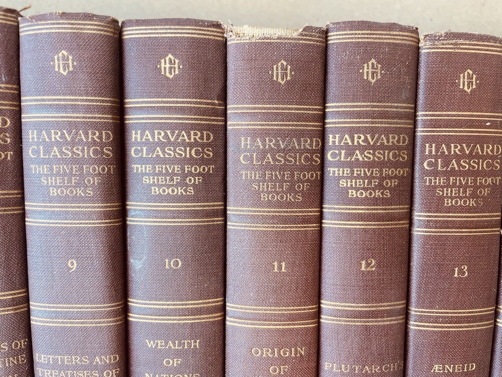 1909-1910 THE HARVARD CLASSICS – Five Foot Shelf of Books – Choose Your Volume
