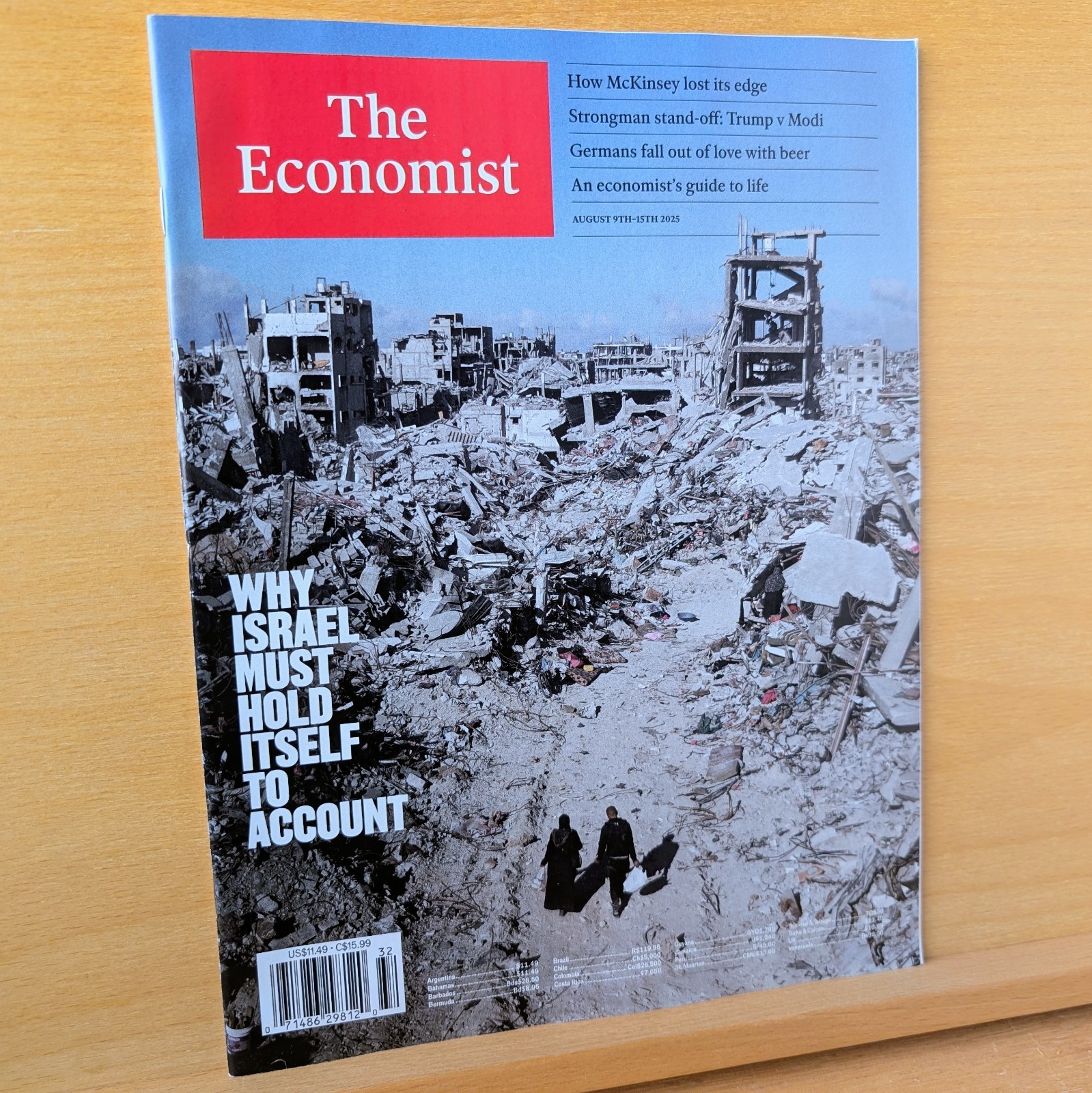 The Economist August 9 2025 Why Israel Must Hold Itself to Account NO LABEL