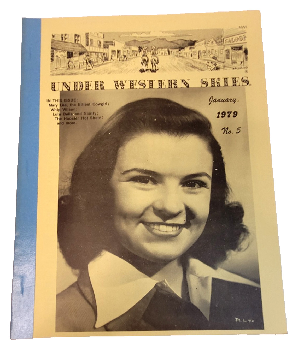 Under Western Skies Magazine January 1979 No. 5 Mary Lee VERY NICE COPY