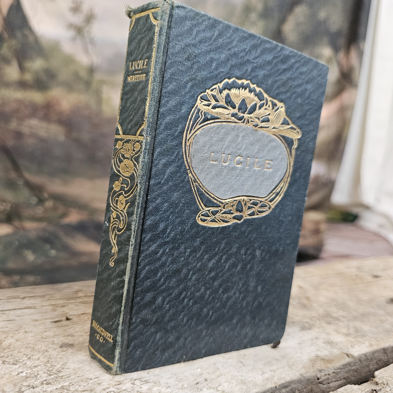 Antique Book 1900’s Edwardian Lucile Owen Meridith Hardcover Embossed Gothic